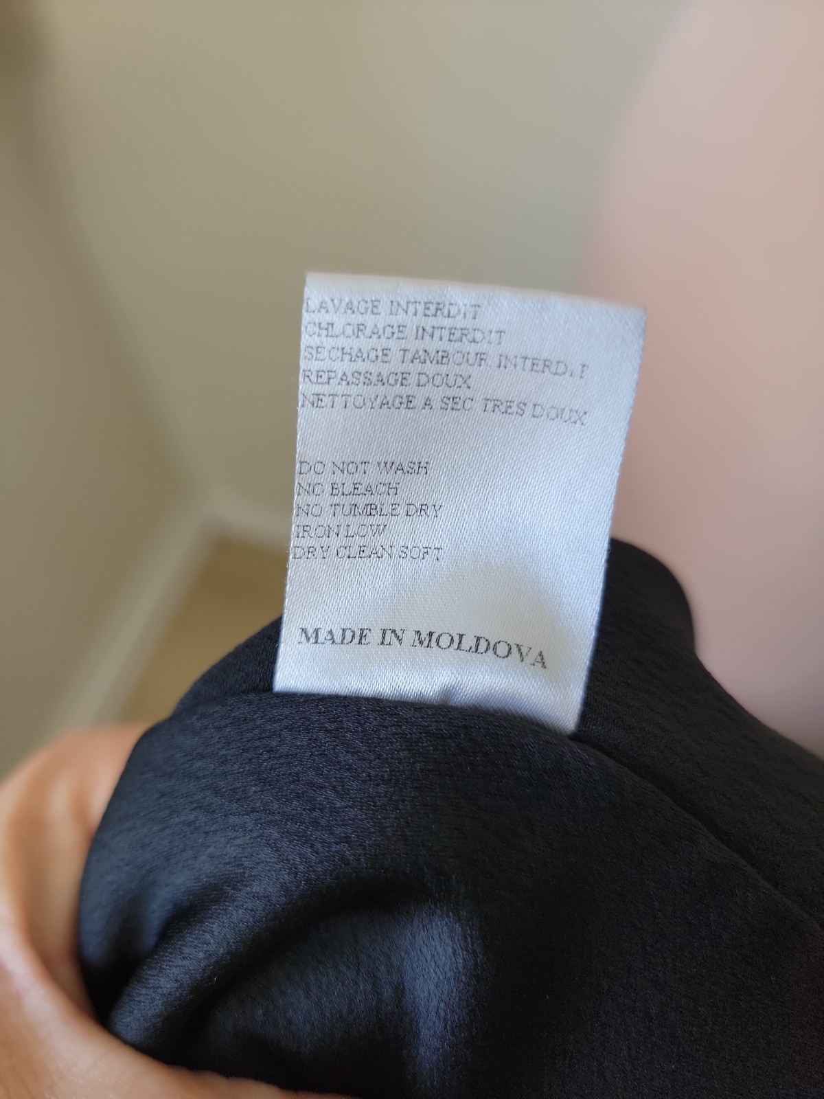 Carven Black Flutter Sleeve Crepe Shift Dress Size EU 38 Medium 6/8 Designer