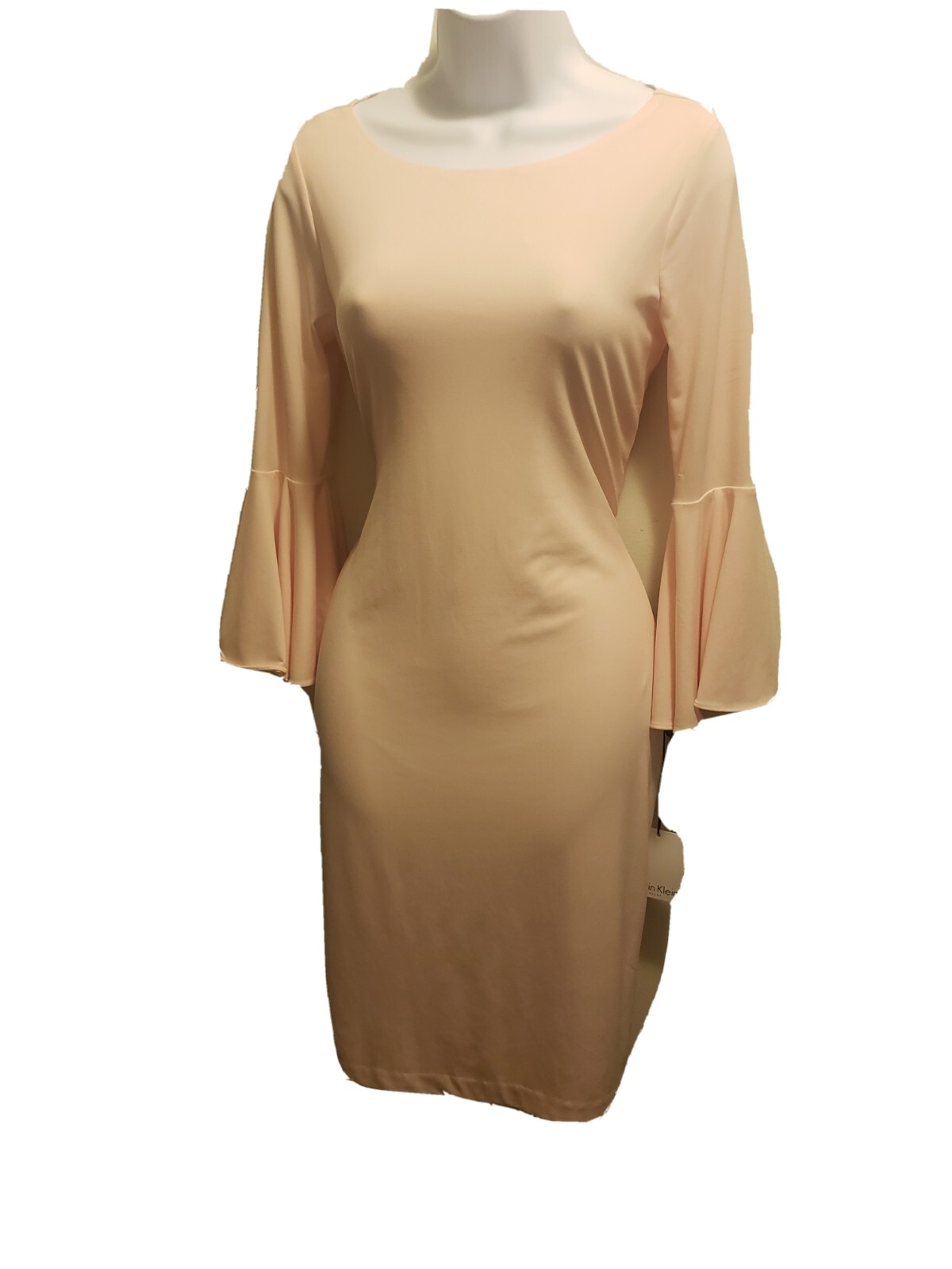 Calvin Klein Dress boom size 4 color bone PINK the last pic is the color.