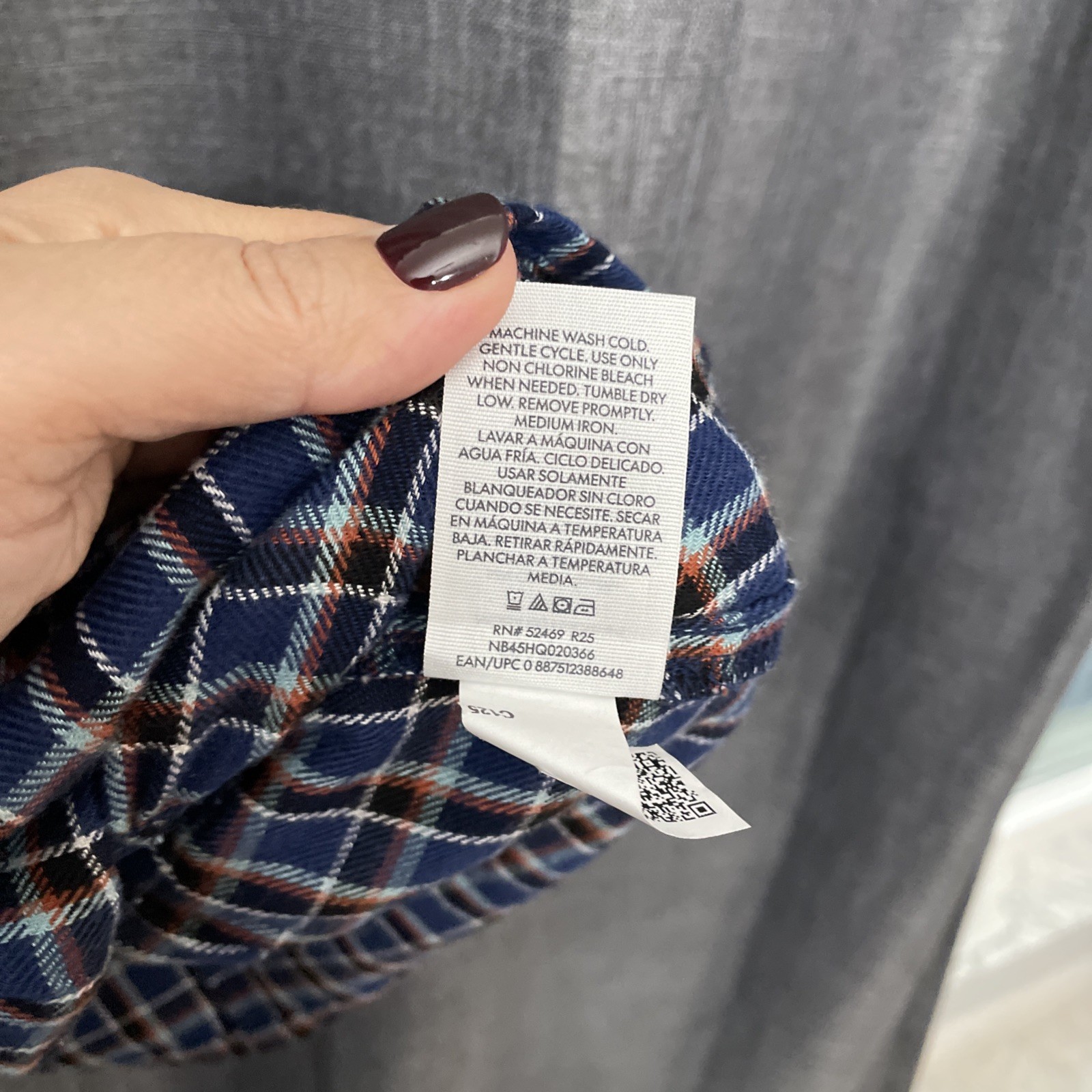 No Boundaries Woven Fall Flannel Dress Sz M 8-10 Spaghetti Strap Pocket NWT