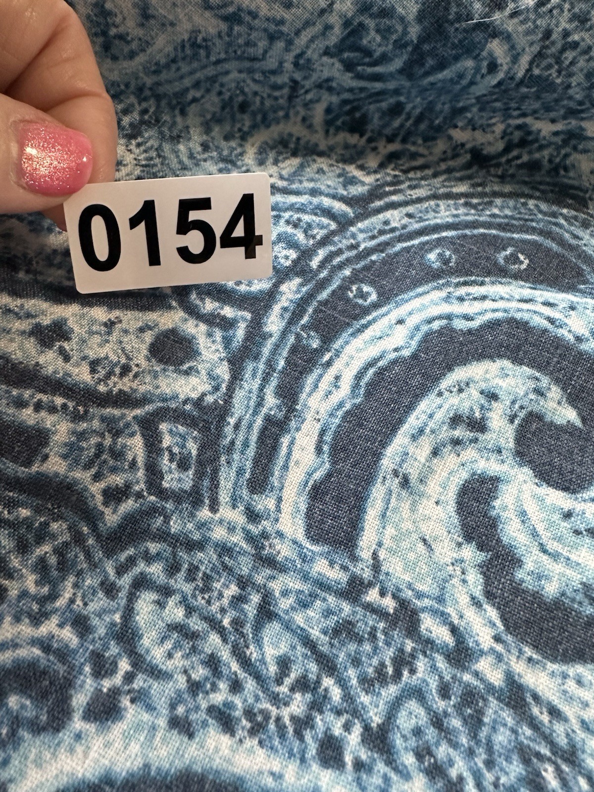 J.Jill 3X Sleeveless Shift Dress Pockets Indigo Blue White Coastal Paisley Linen