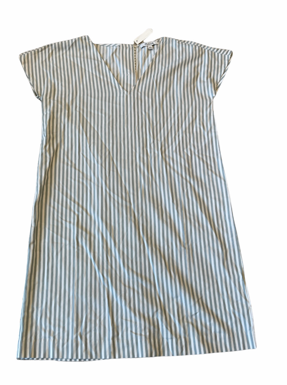 Madewell Womens Button Back Stripe Dress Size XXS A0278 Brand New With Tags