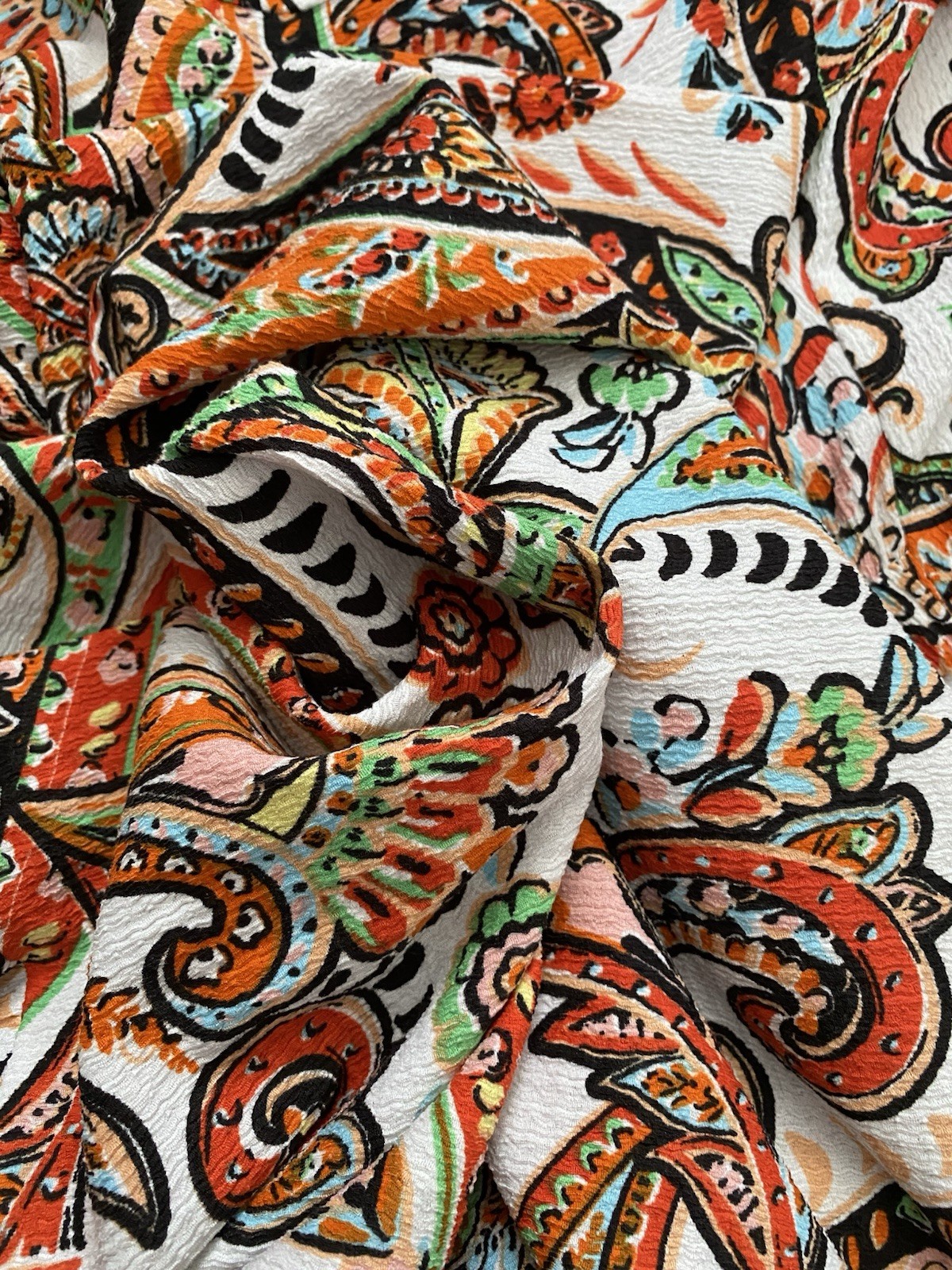 Papaya Curve Paisley Dress UK 20 Boho Floaty Smock Tunic Summer Holiday Beach