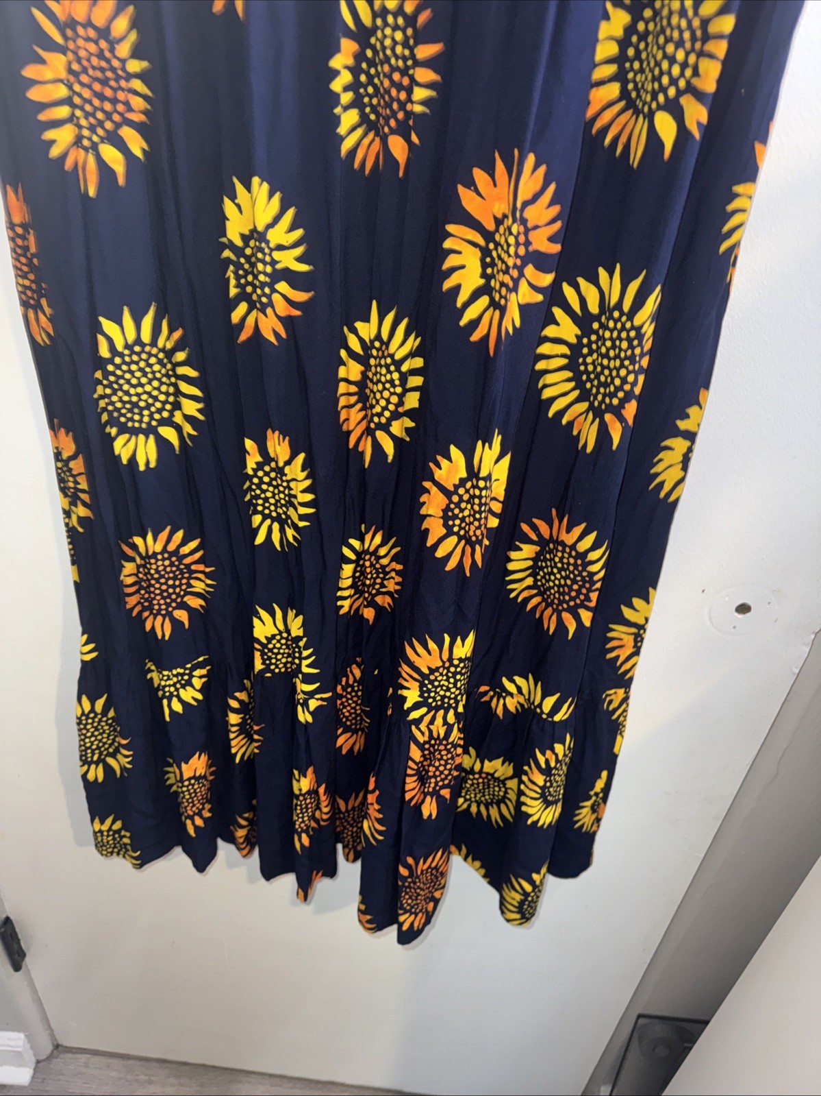NWT Sugarhill Brighton Sz 6/S Tammy Batik Sunflower Maxi Dress Boho Modest