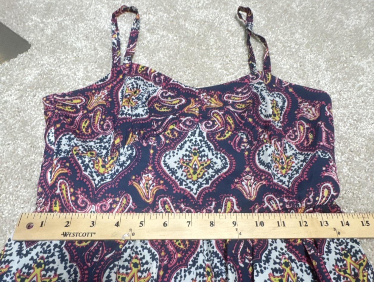 J CREW Size 4 dress Sundress Adjustable Straps Lined Lightweight Zip Closure