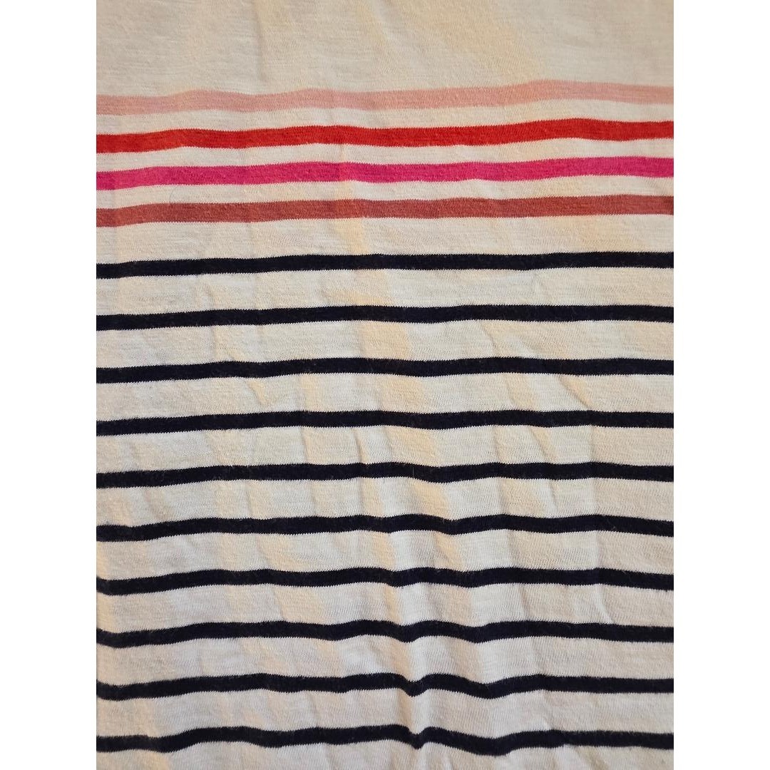 Boden Striped Sleeveless Cotton Dress (L / US 6L)