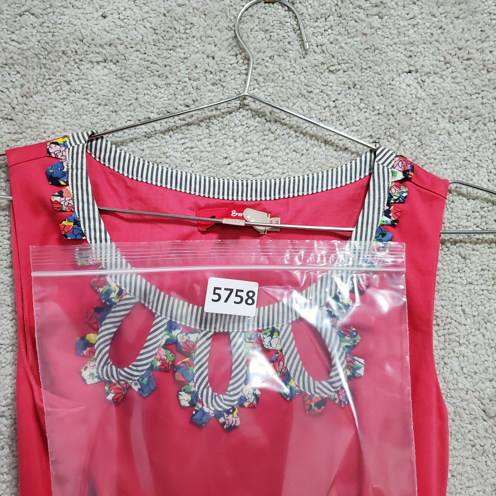 Boden Shift Dress Women’s 6 Pink Classic Keyhole Barbie Nautical Preppy Cocktail