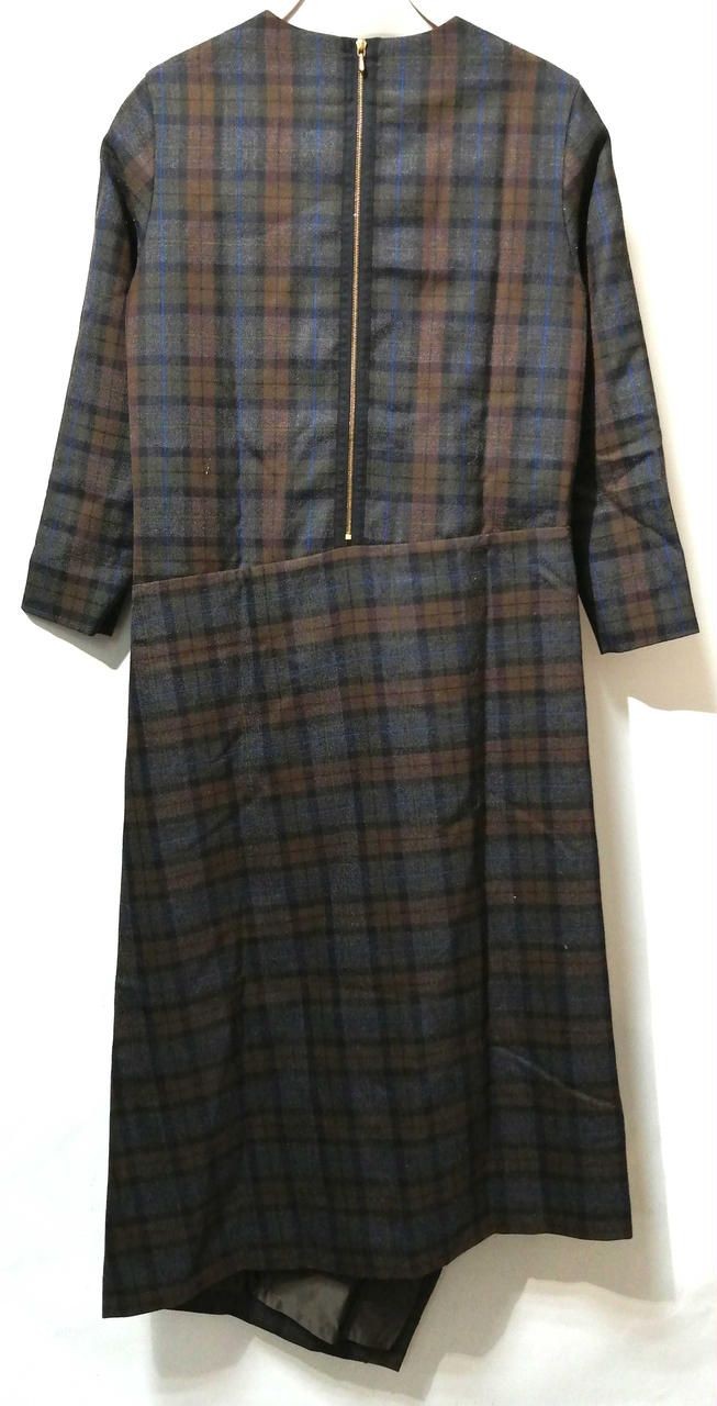 SCYE check asymmetric dress 1216-03019 Used
