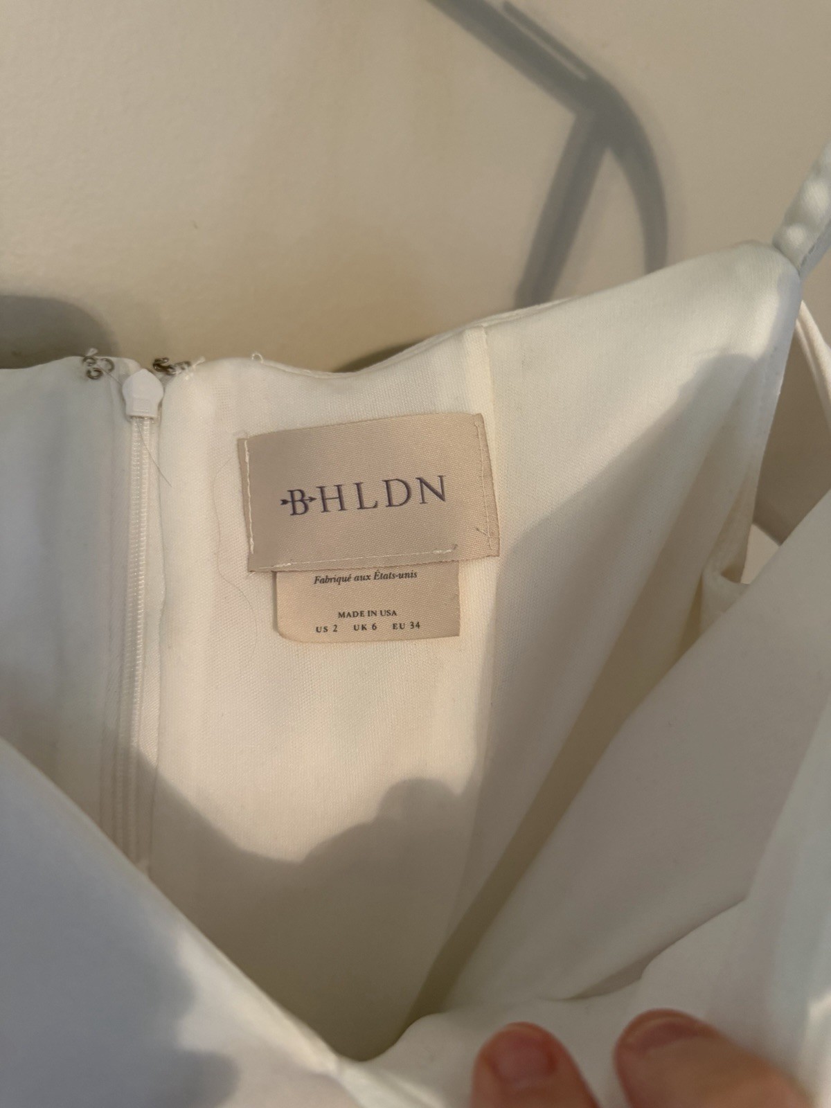 Anthropologie BHLDN New Empress Dress White size 2