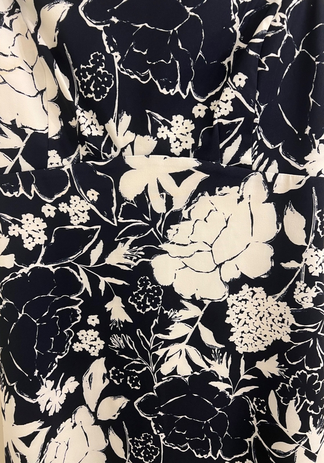 Connected Apparel Dress Size 10 Floral All Over Print Fit and Flare Sleeveless