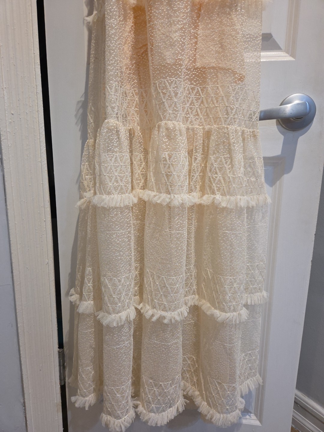Skyler Rose Dress Size M Ivory Lace