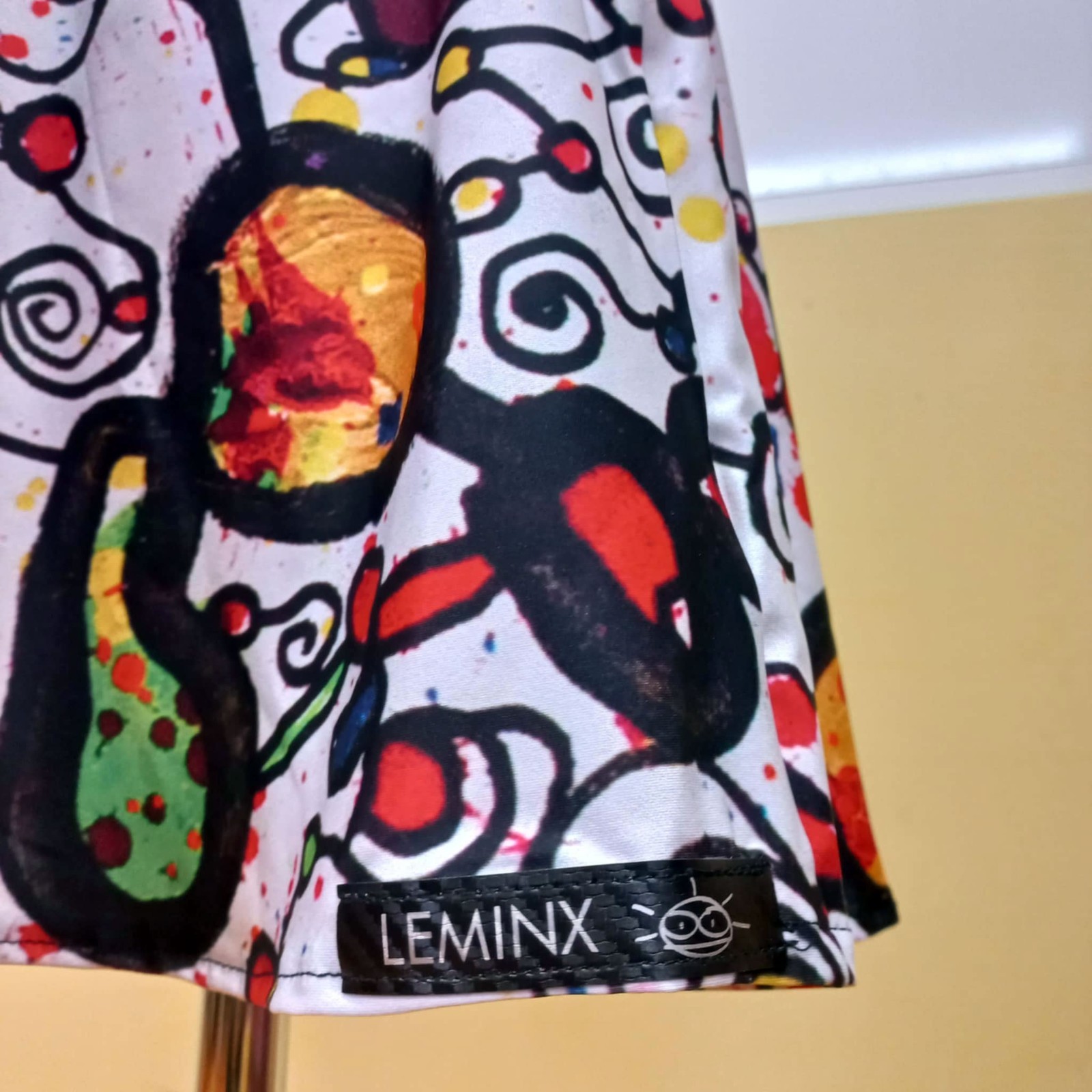 Mini Dress with half sleeves, Elastic, Abstract Size M (US 4-6, EU 36-38) LEMINX