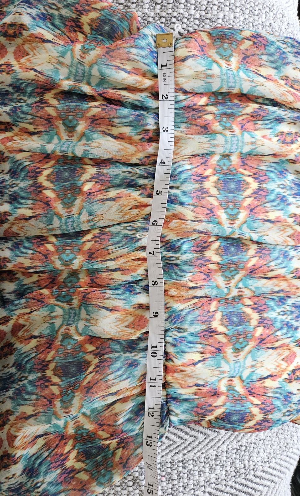 Women’s Adjustable Straps Lightweight Summer Floral Dress Size S Boho Resortwear