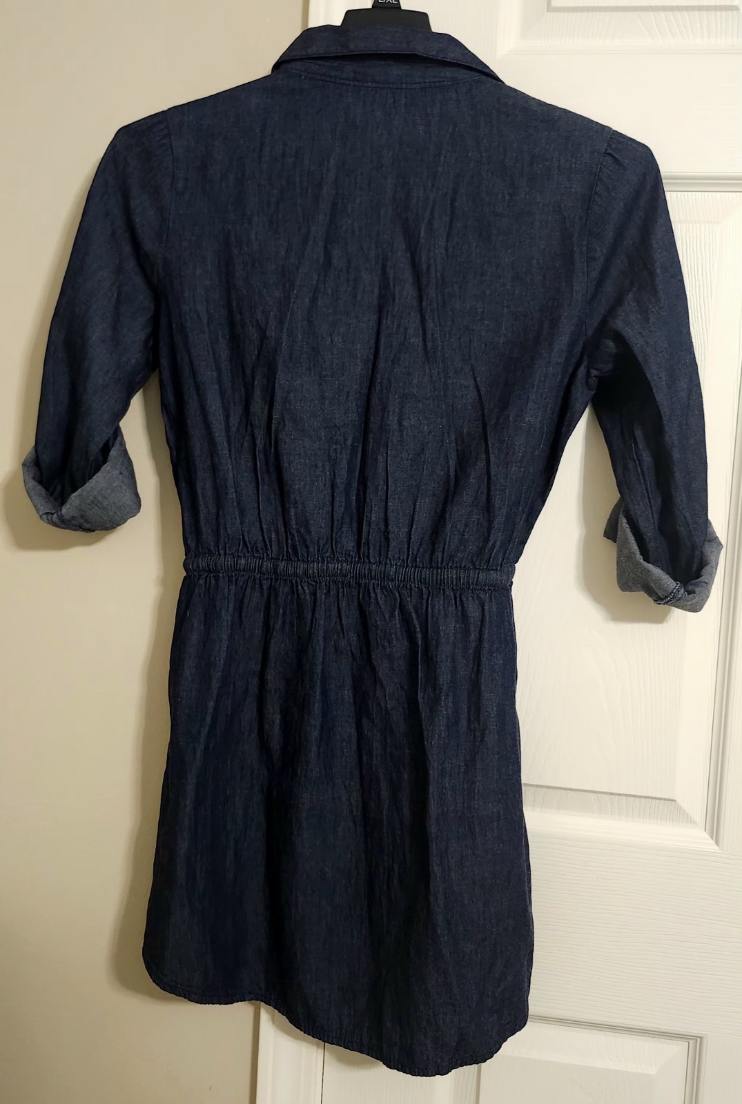 Women’s Dark Wash Denim Collar Shirt Dress By New Look, Stylish & Cute Features