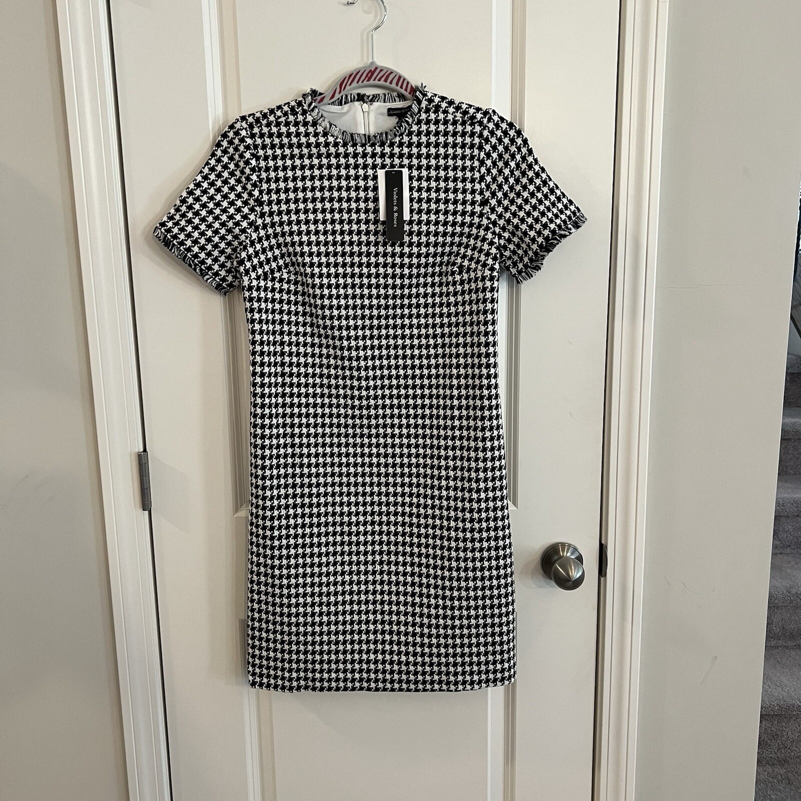 Violets And Roses Dress Sz 0 Tweed STITCH FIX