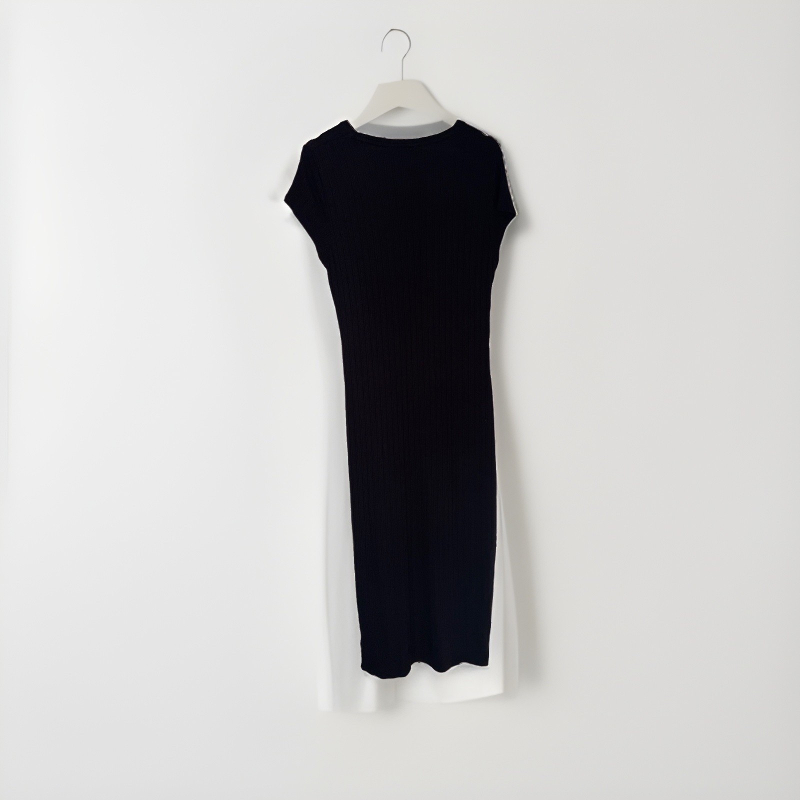 Dress Ribbed M&S Body Short Sleeve Long Stretch In L & XL New With Tag Comfy
