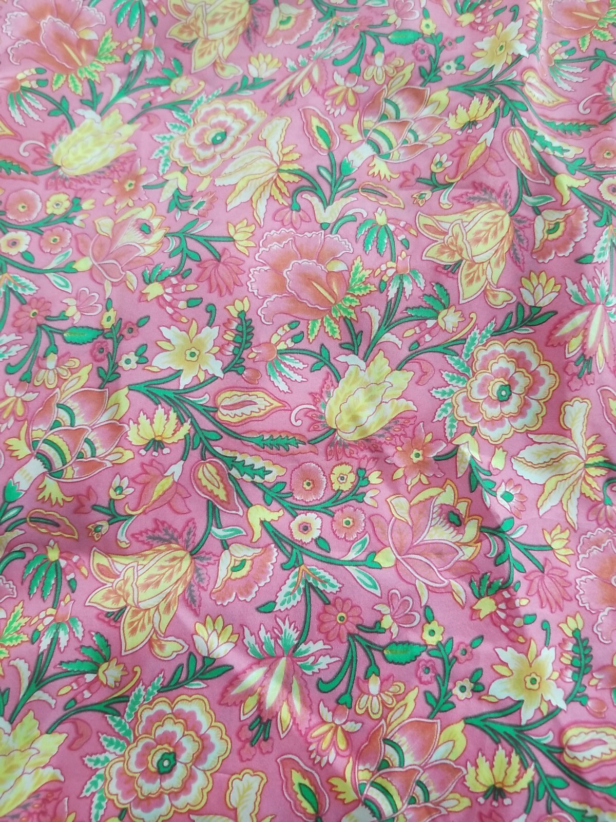 Calypso Christiane Celle 100% Silk Dress Pink Floral U Neck Extra Small XS