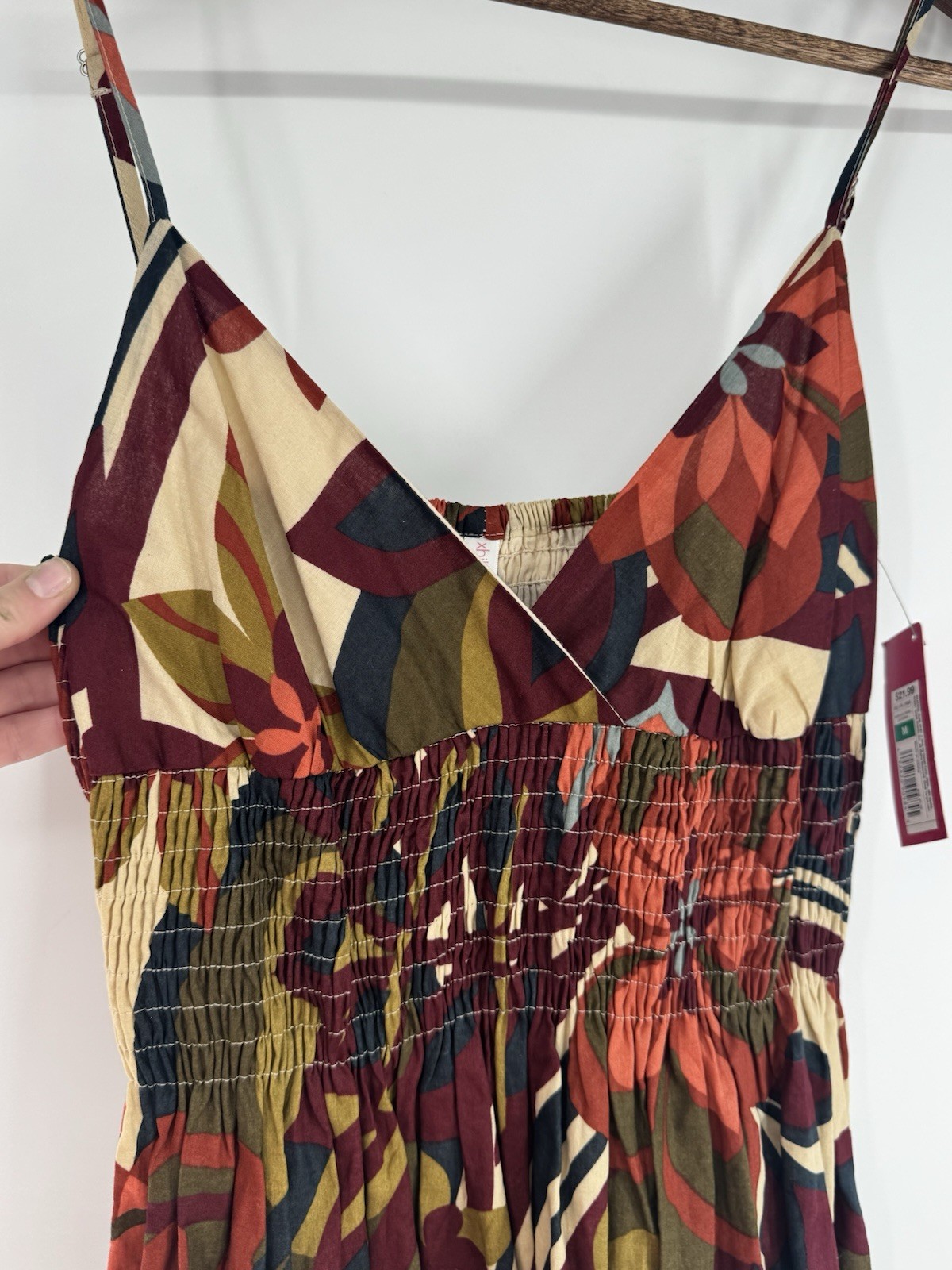 Xhilaration y2k babydoll Tropics Lined sundress Mini vacation resort NWT Cotton