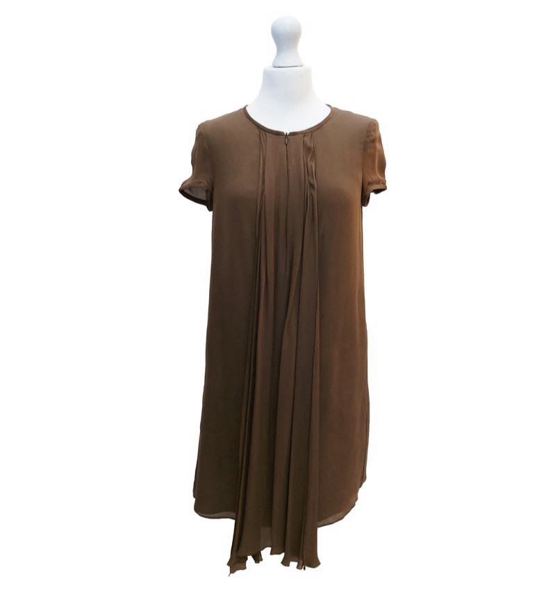 NWT Emporio Armani 100% Silk Dress EU 38 / US 2 Luxury Designer Made in Italy