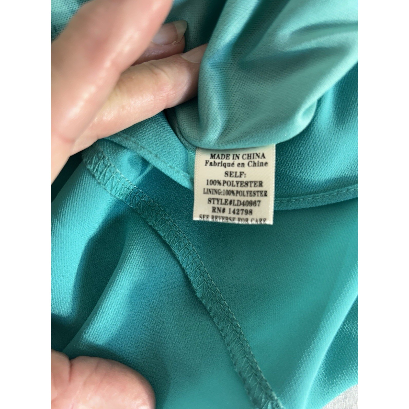 Love Riche Beachy Spring Break Feminine Teal Blue Swing Layered Dress Sz S