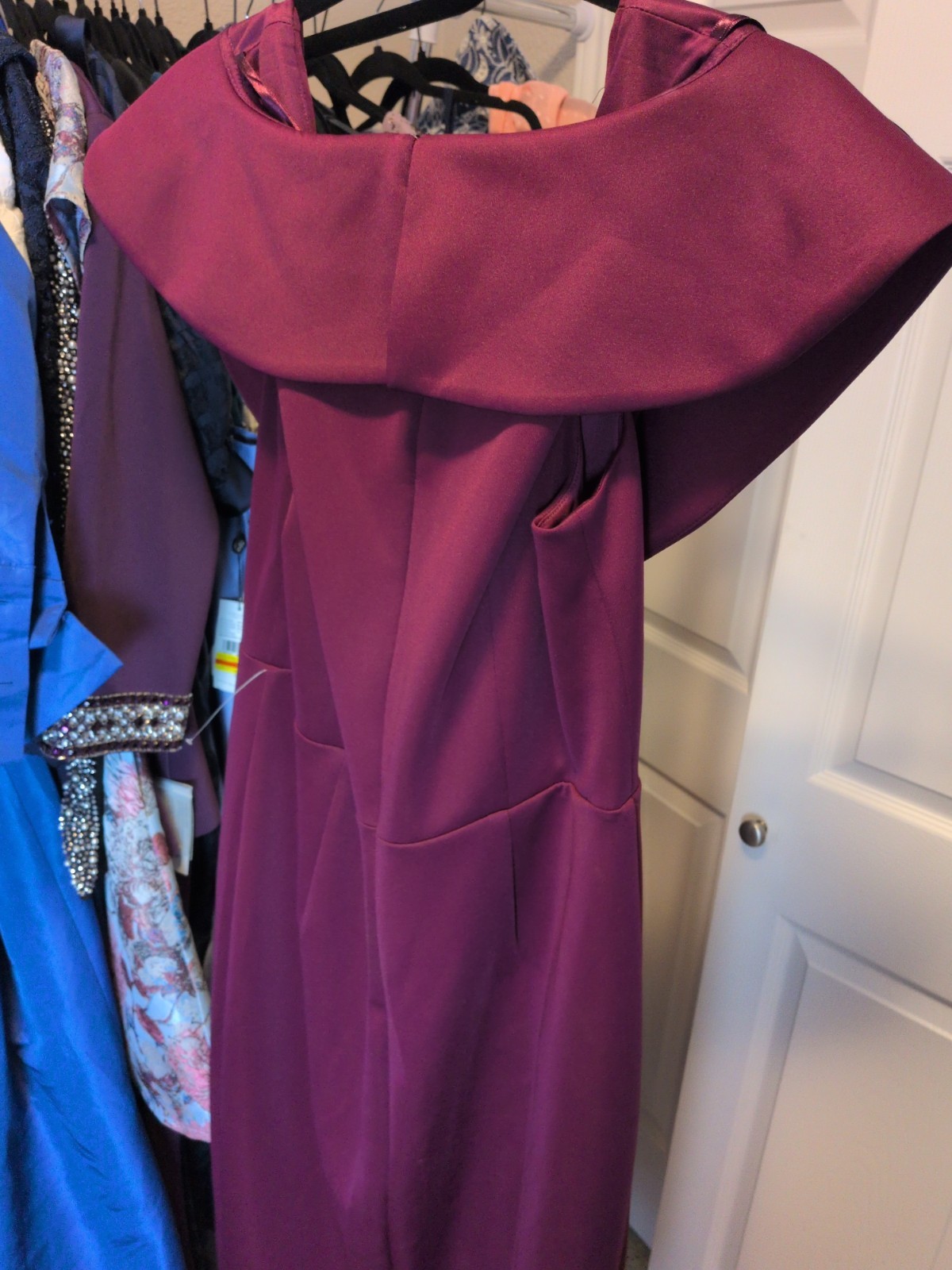 Jessica Howard Cocktail Purple Midi Dress New Size 14