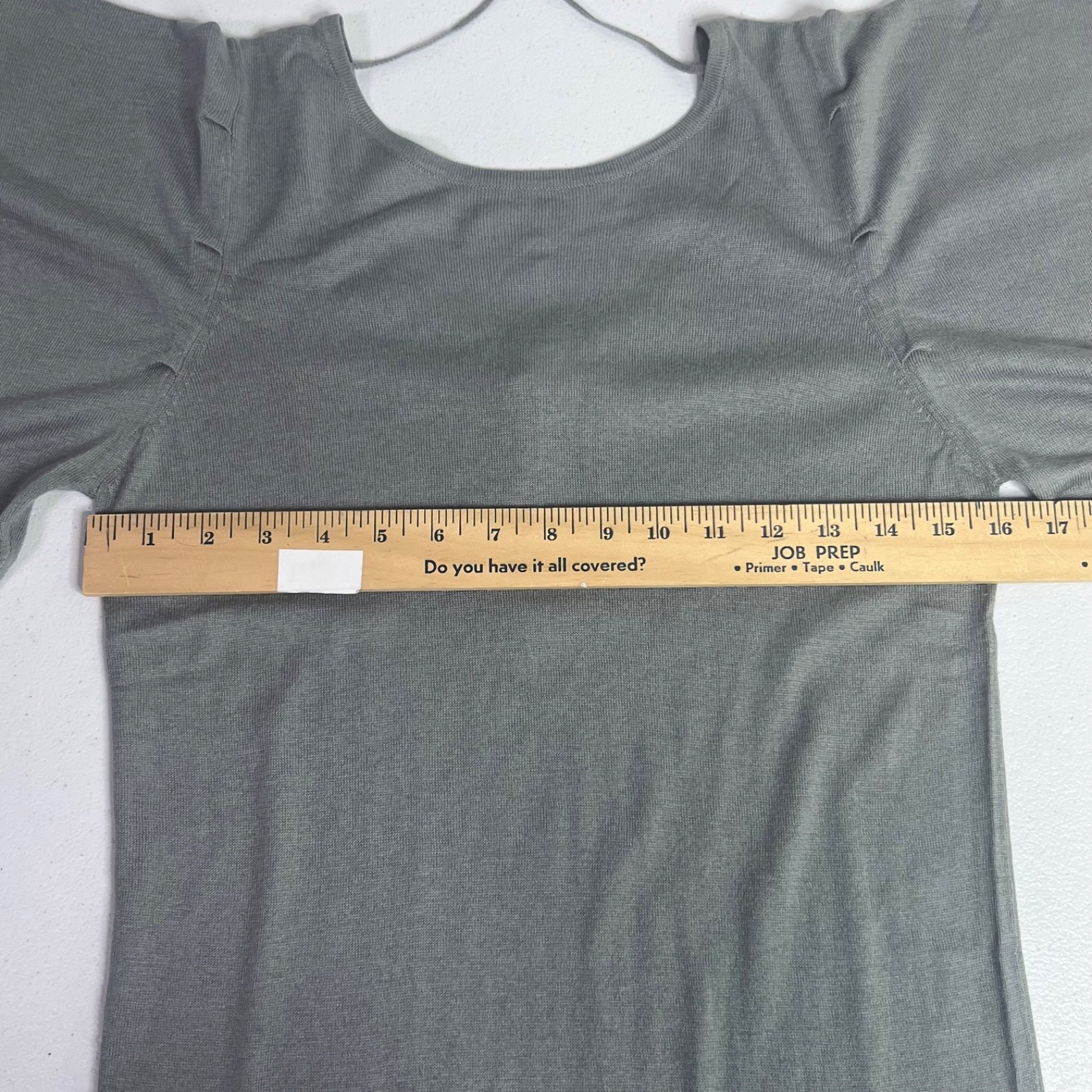 Hoss Intropia Silk Cashmere Blend Sweater Dress Womens Small Gray Batwing Sleeve