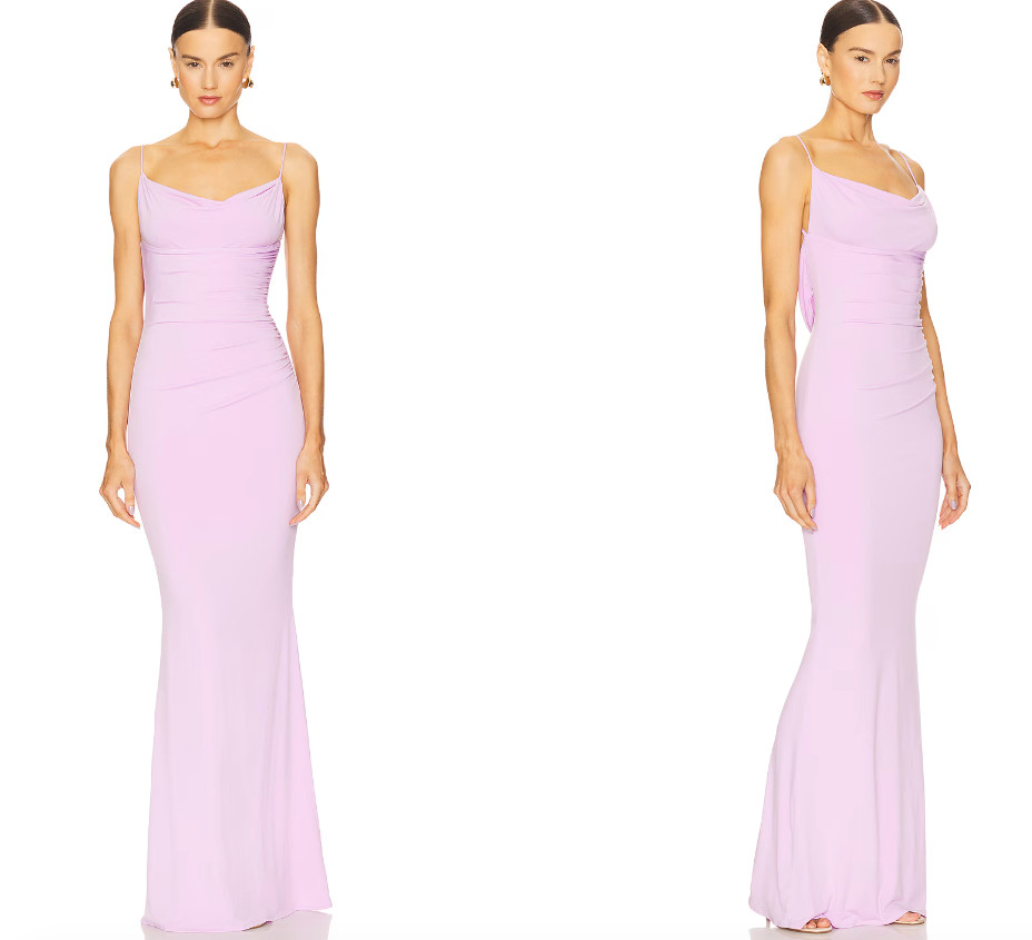 Revolve Katie May Surreal Maxi Dress Gown Lilac Lace Size S $250msrp