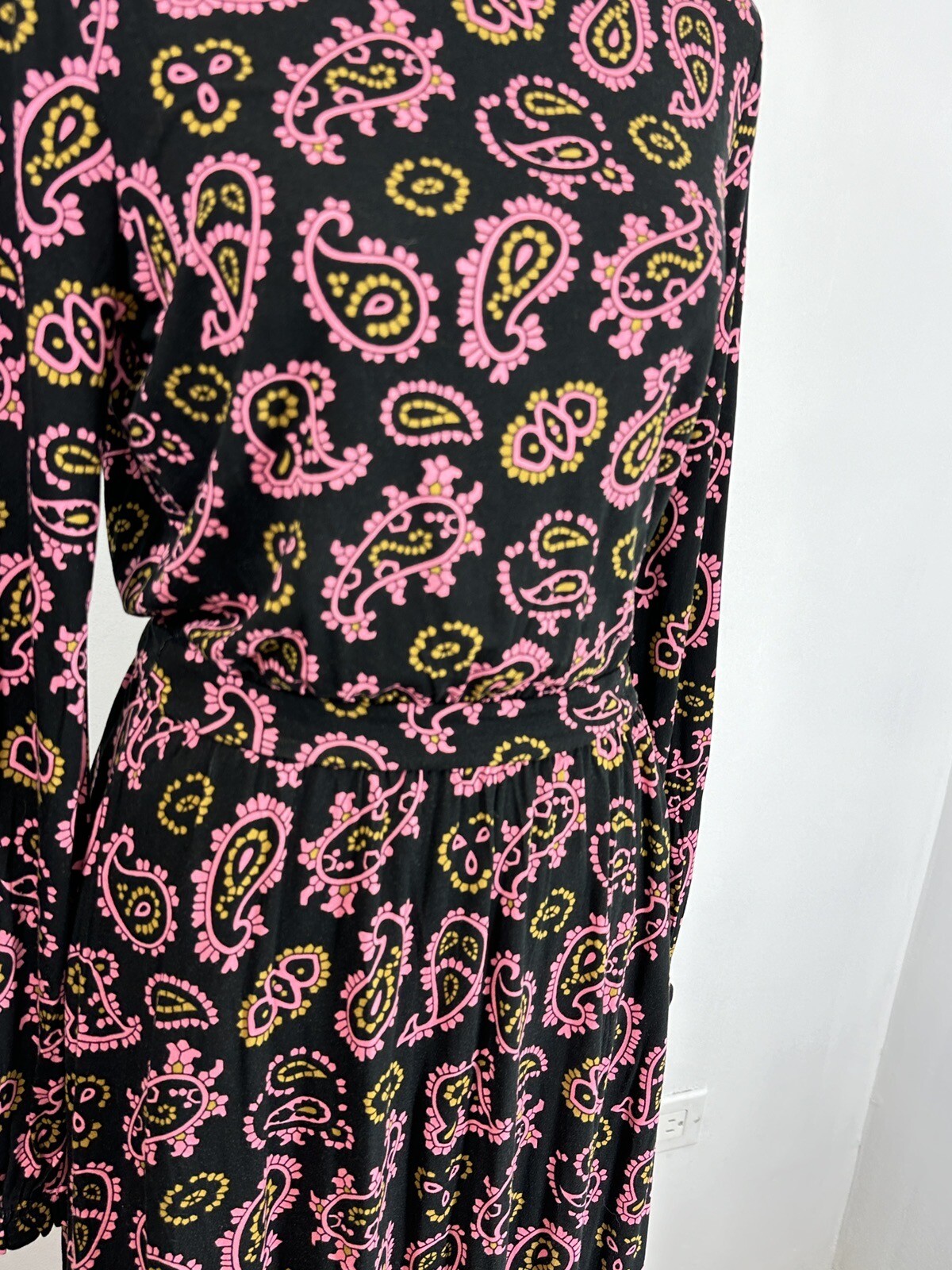 Boden Evelyn Paisley Print Midi Jersey Knit Stretchy Dress Women’s Size 6