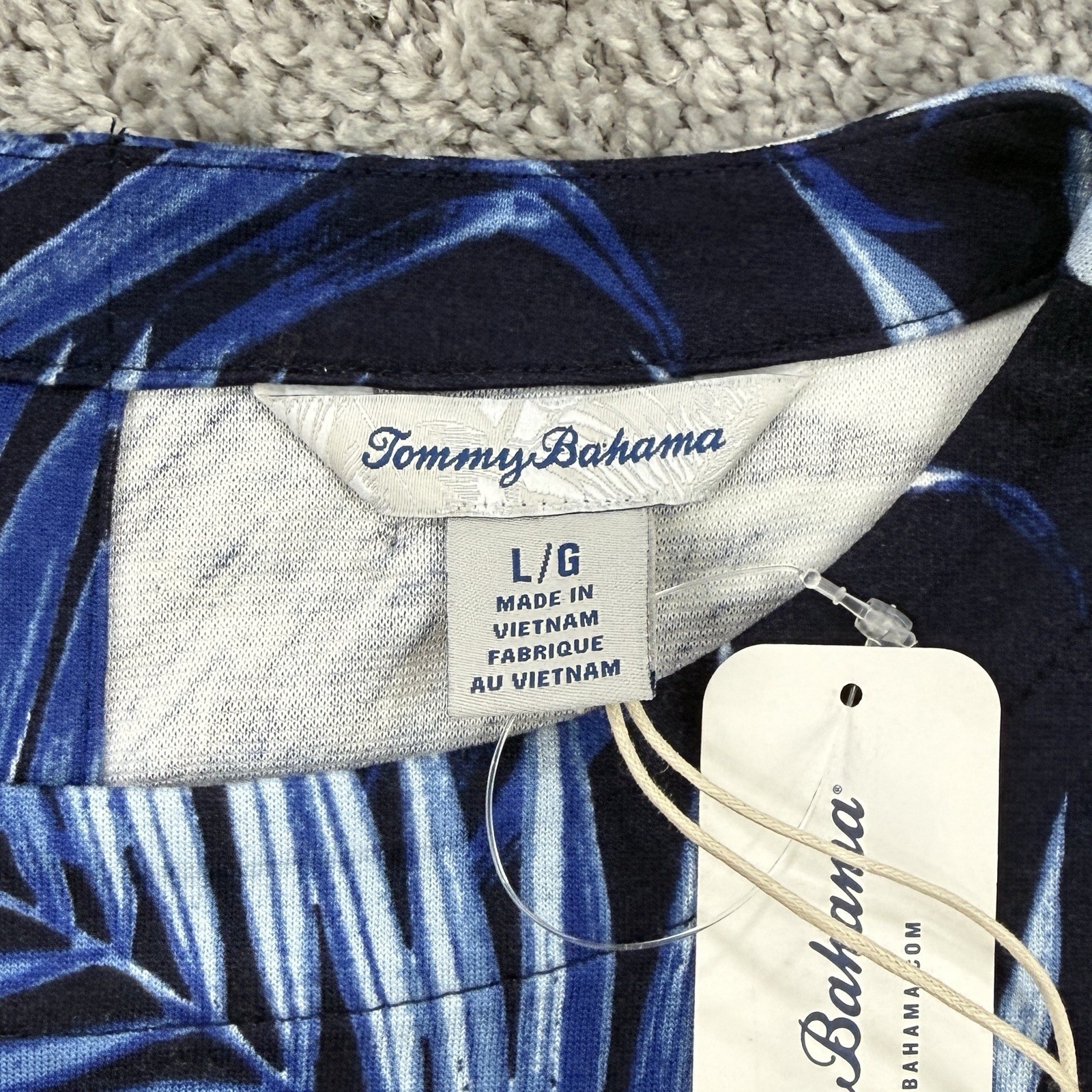 Tommy Bahama Darcy Sleeveless Dress L NWT Leaf Of Luxury Tropical Coastal Cruise