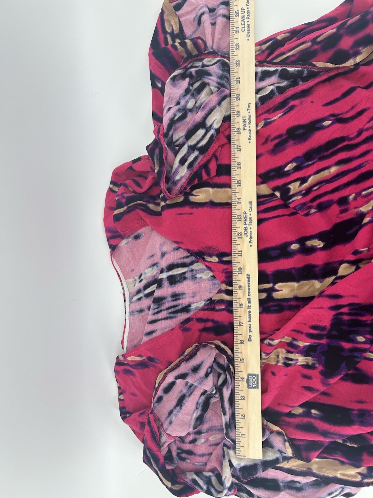 Hot Pink Tie Dye Caftan Women’s Dress One Size Kaleidoscope Boho