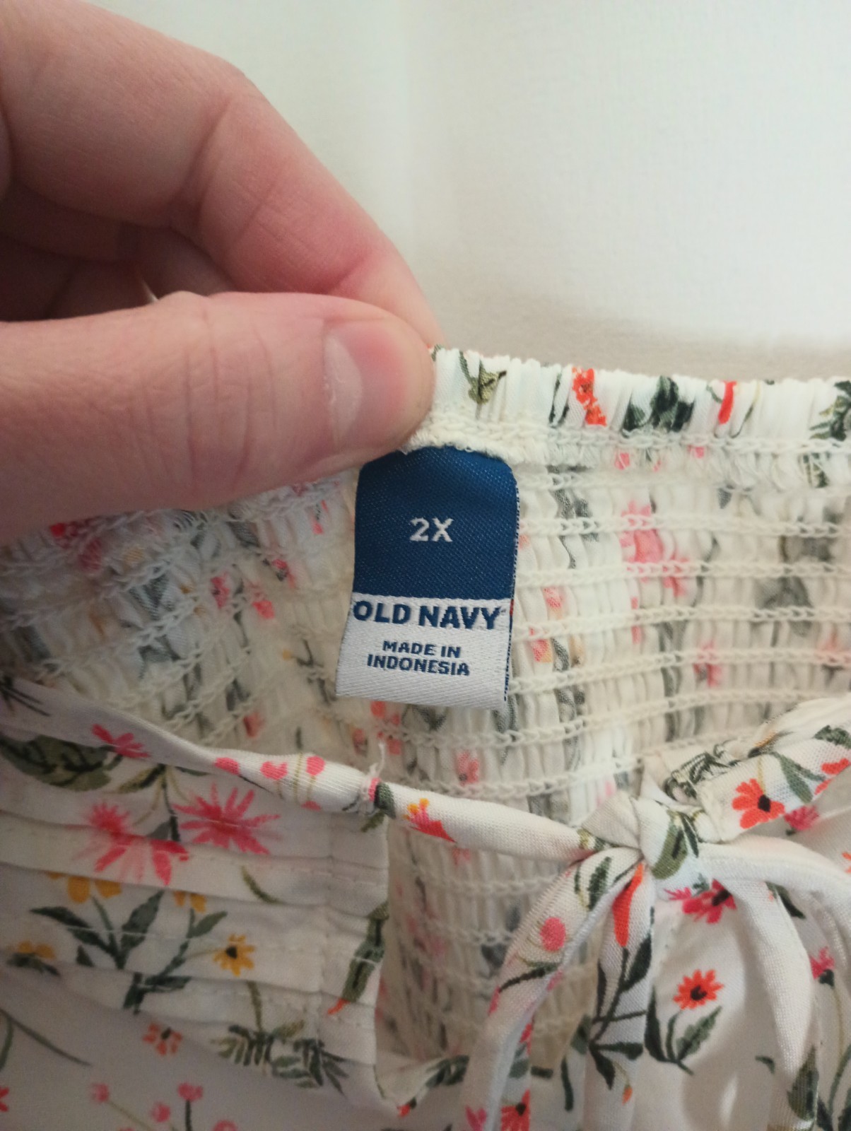 Old Navy Womens Milkmaid Midi Dress 2X Floral Cottage Peasant Dainty Romantic