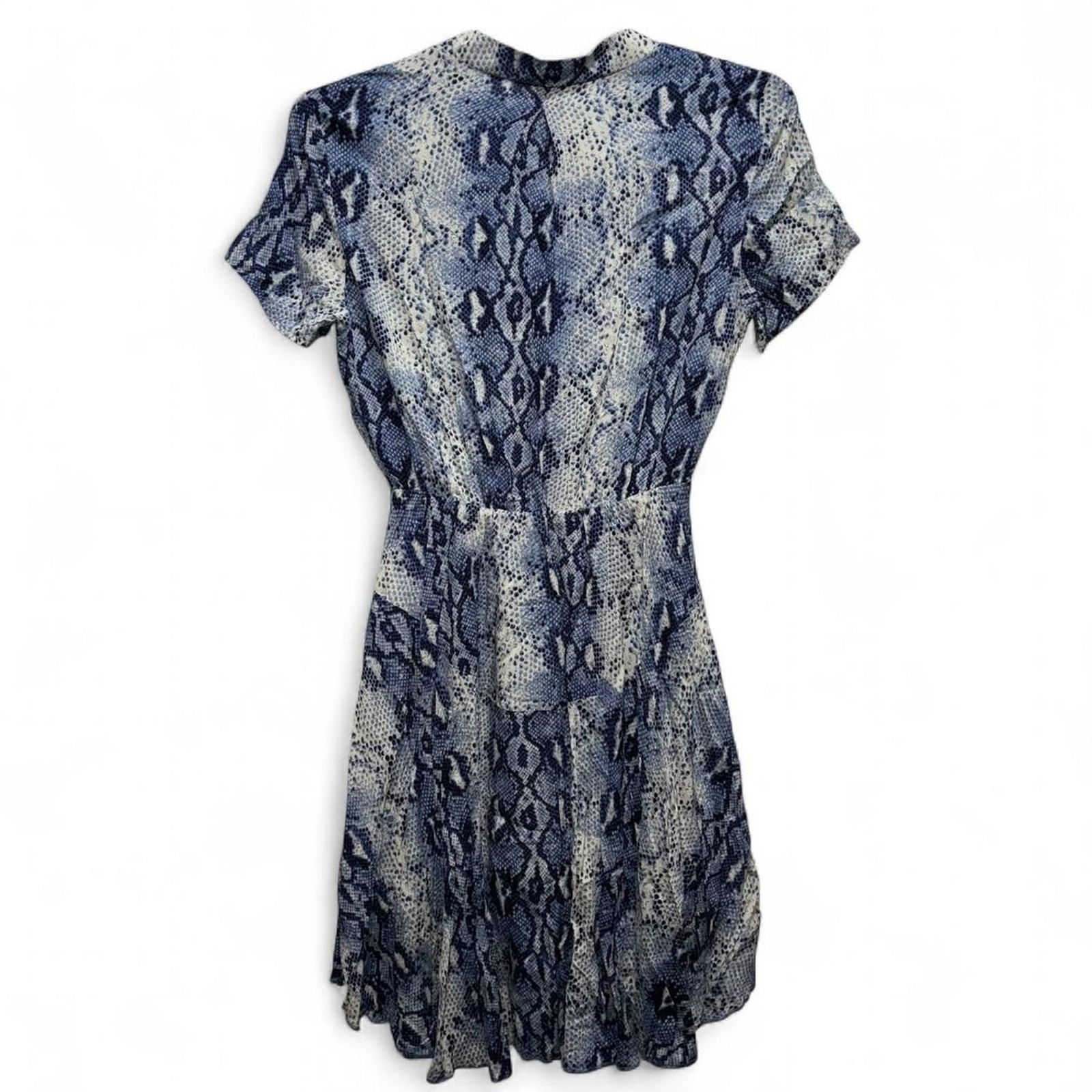Unbranded Women’s Navy and White Dress
