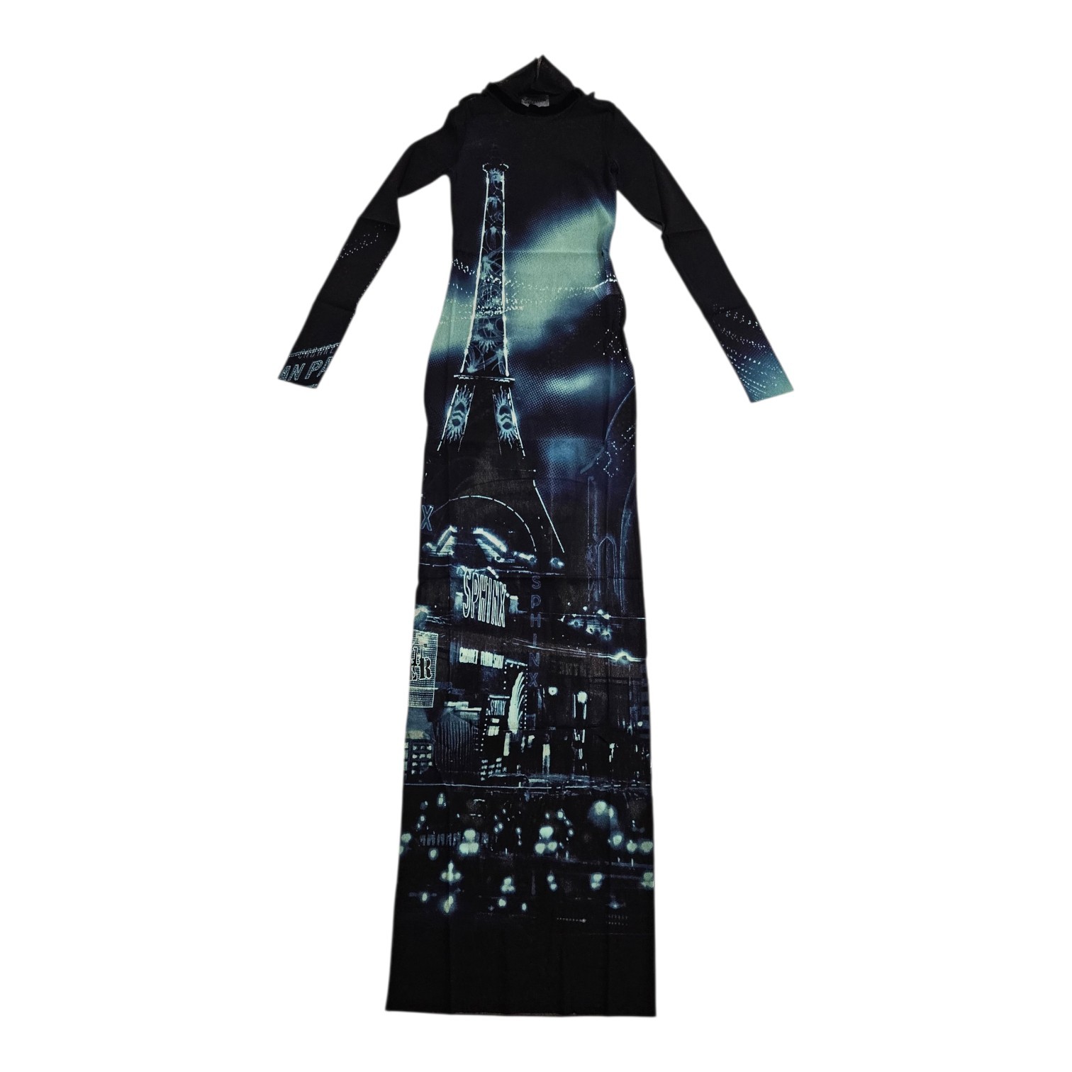 JEAN PAUL GAULTIER ‘The Pigalle’ Maxi Dress in Blue Small NWT