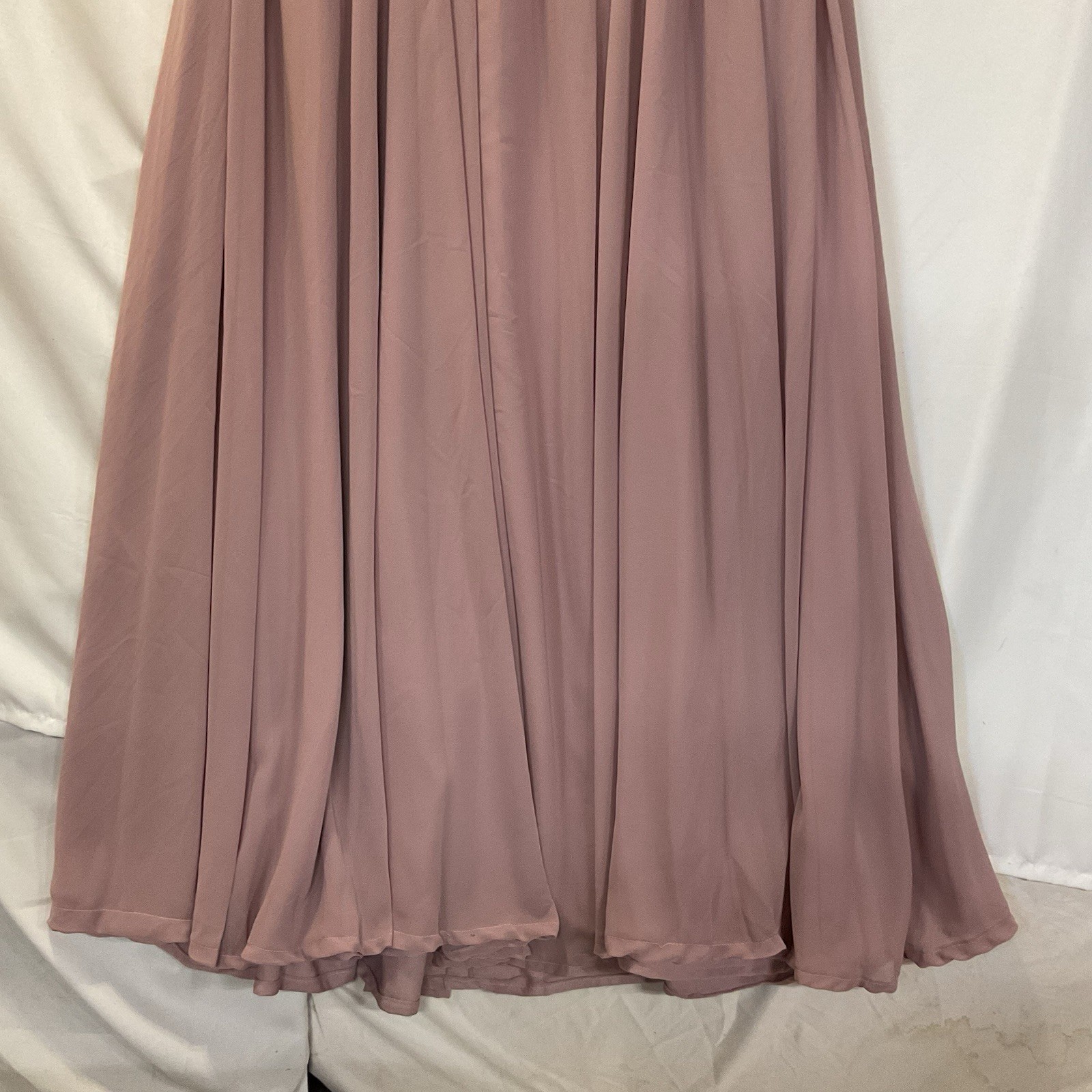Morilee Madeline Gardner Bridesmaids Dress Size 16 Desert Rose Pink Used Once