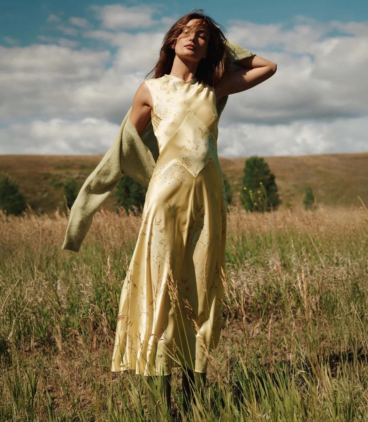 DÔEN Adelana Dress in Bouquet De Chamonix