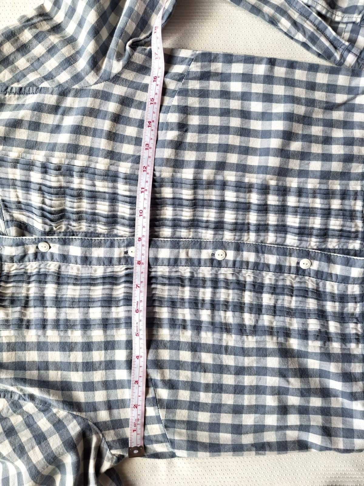 J.Crew Women’s Plaid Mini Dress with Peplum, Size 2, Blue and White, 100% Cotton