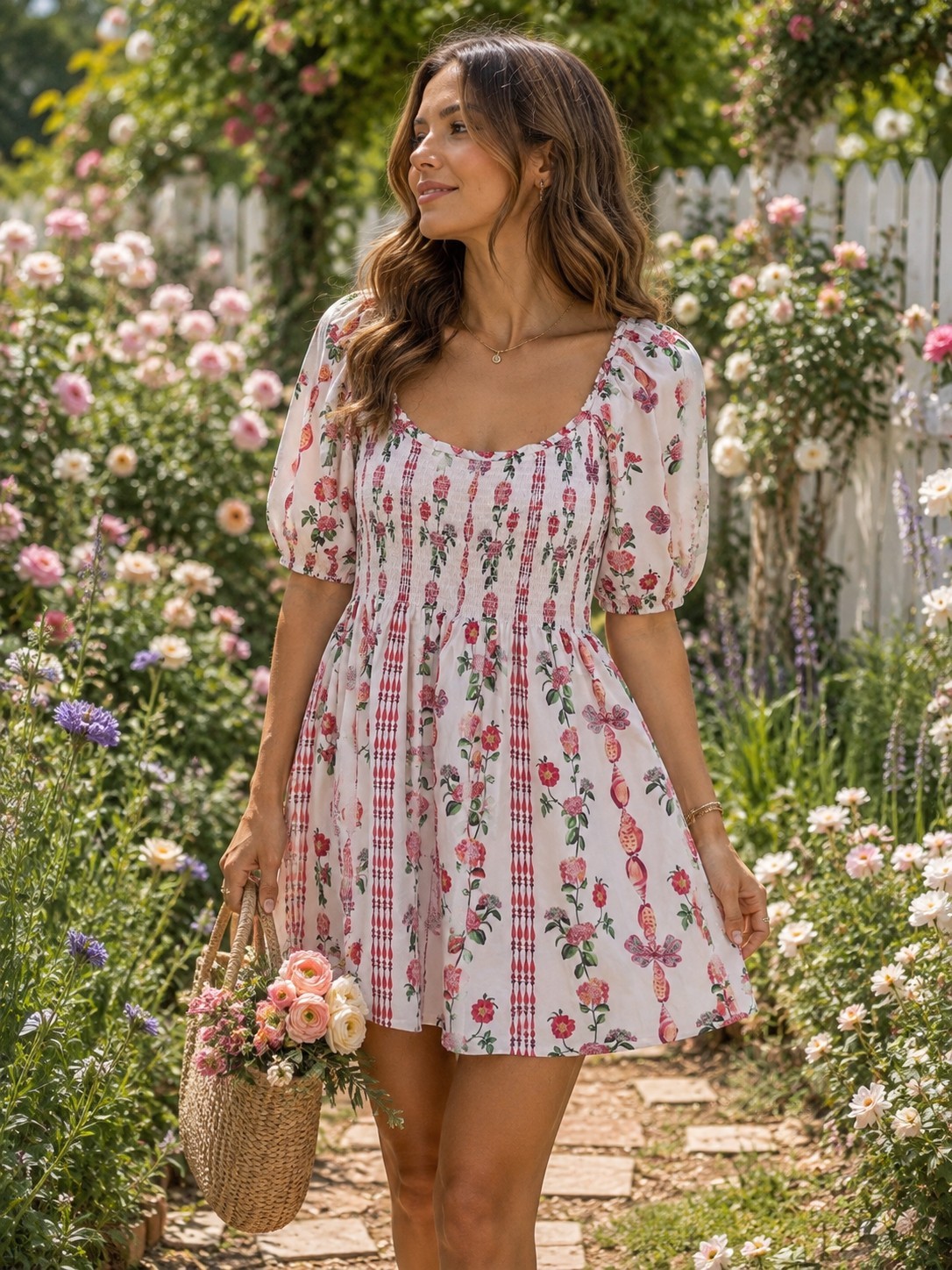 Hill House Home The Naia Nap Floral Printed Dress Size XL