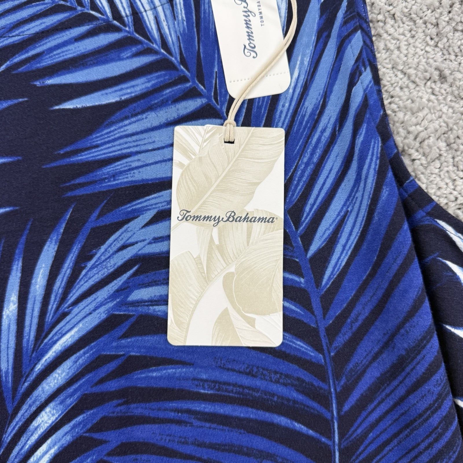 Tommy Bahama Darcy Sleeveless Dress L NWT Leaf Of Luxury Tropical Coastal Cruise
