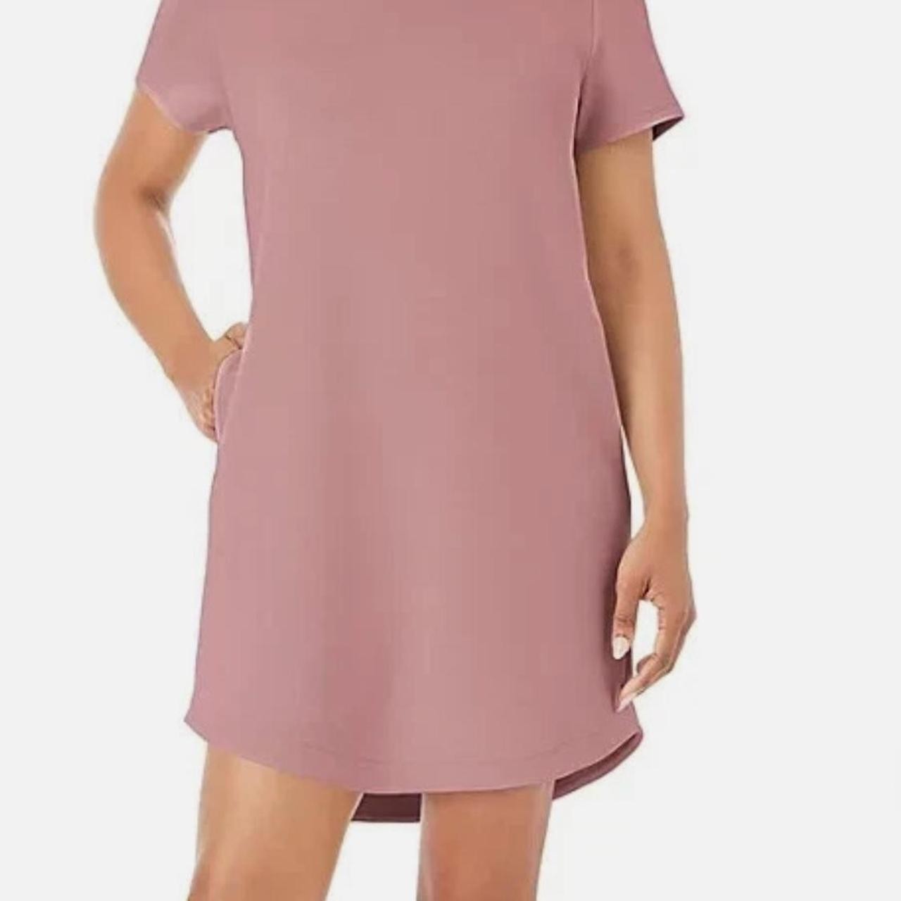 Member’s Mark Women’s Sandwash Short Sleeve Mini Dress Size XL Pink