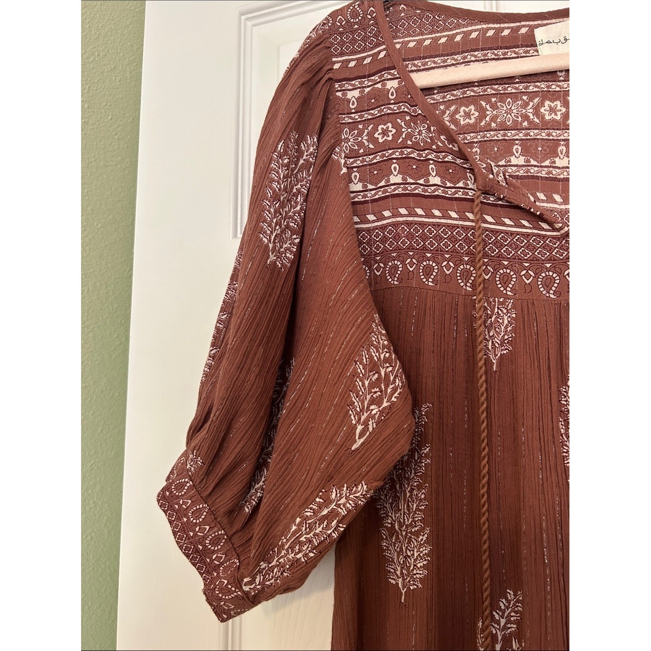 Daughters of India Mishka Maxi Dress in Hazelnut