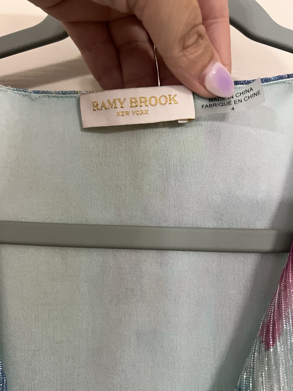 Ramy Brook Mila Watercolor Maxi Dress – Size 4