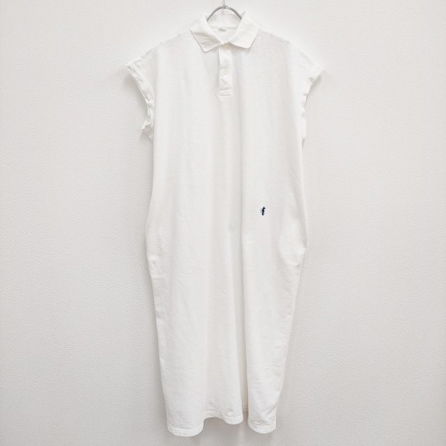 45R/45rpm Jimbakanoko 33-color polo dress regular price 26400yen white 3-090…