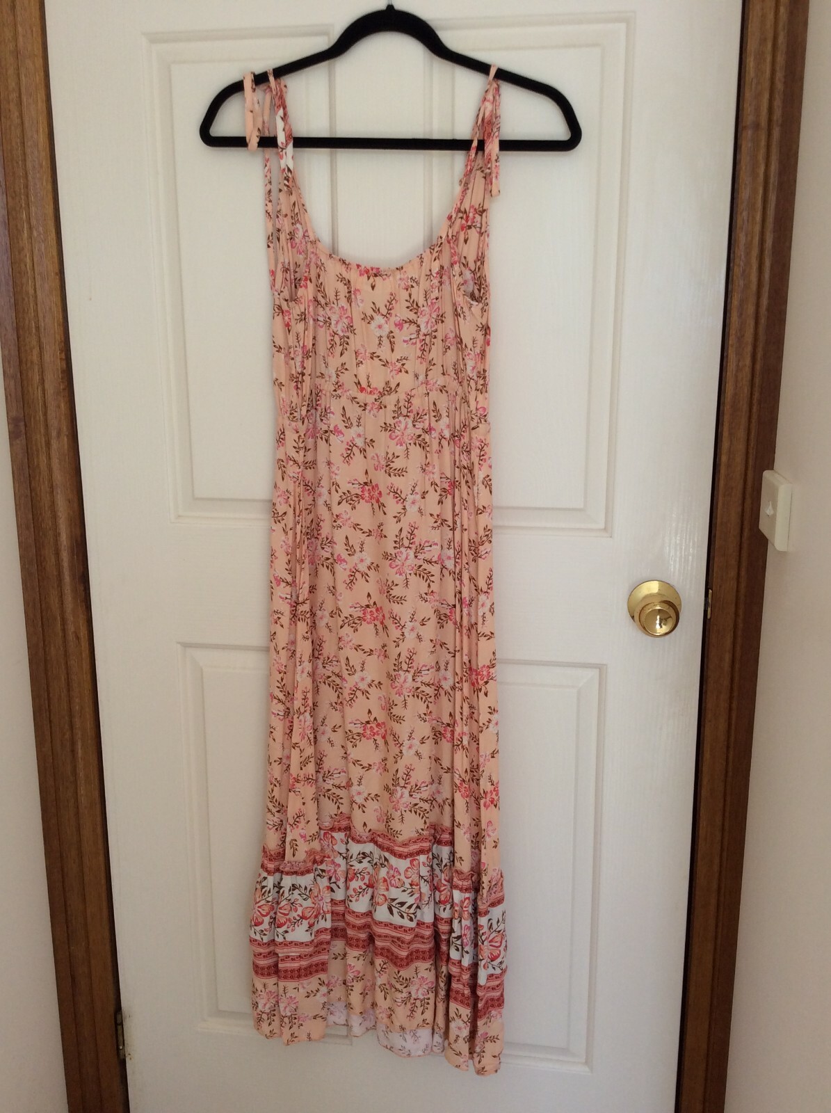 GRACE & CO WOMEN’S DESIGNER LUXURY FLORAL SUMMER BEACH HOLIDAY MAXI DRESS SIZE 8