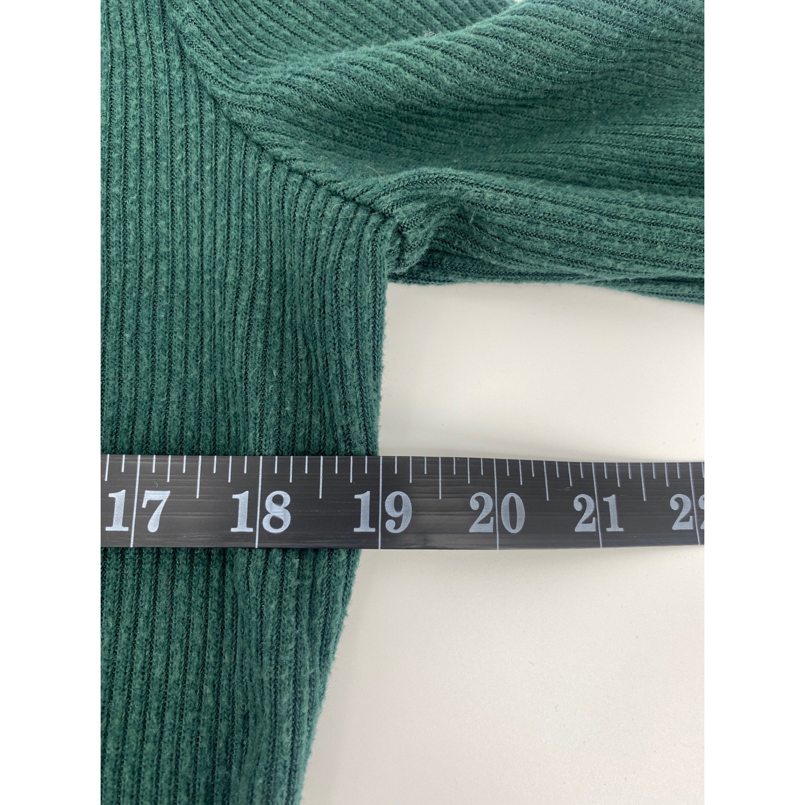 So Ribbed Turtleneck Dress Womens XL Green Excellent Long Sleeve Bodycon Mini