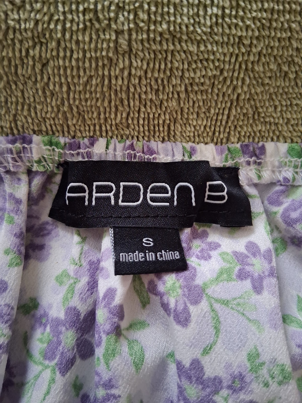 Arden B Maxi Dress With Purple Floral Print