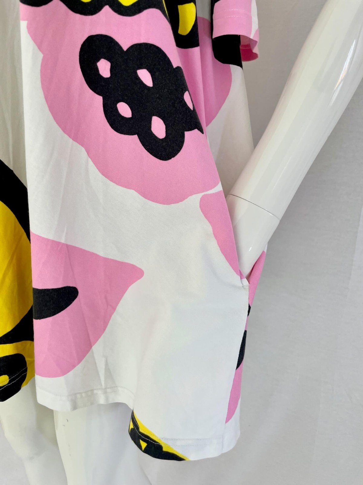 MARIMEKKO Dress, Floral Geometric Shift Dress, Finland, Size M