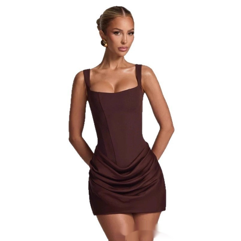 Women’s Corset Bodycon Mini Dress Sleeveless Party Club Cocktail Evening Dress