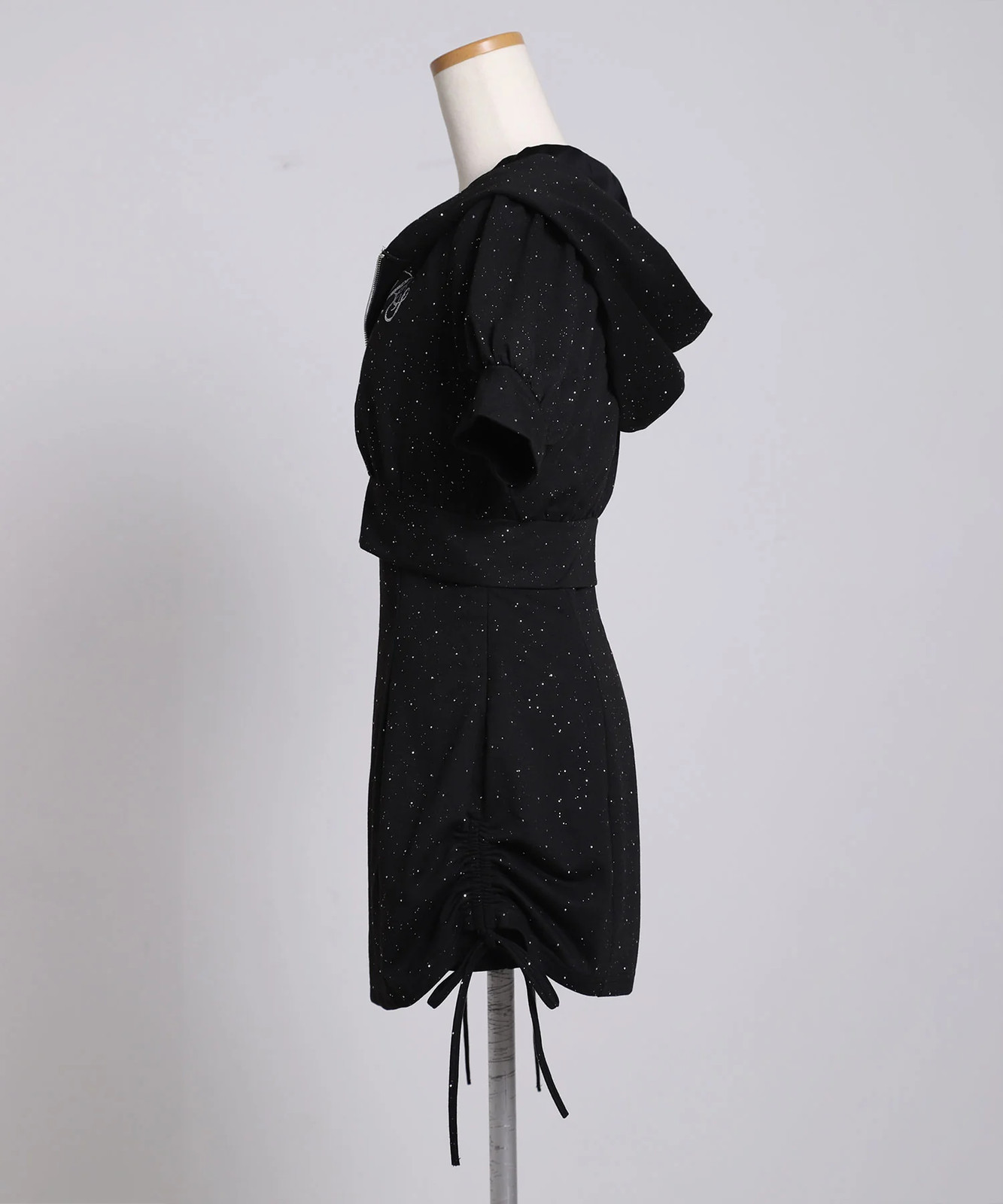 Cami Dress X Hoodie Glitter Sweatshirt Set Up Large Size Available Jirai New