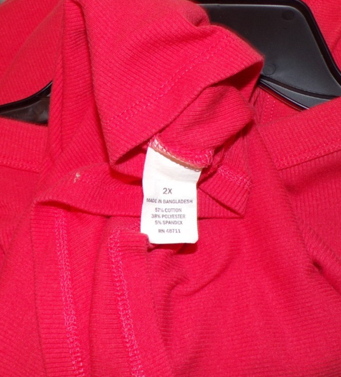 Falls Creek coral orange Rib Knit stretch Tank Dress Women’s 2X CR