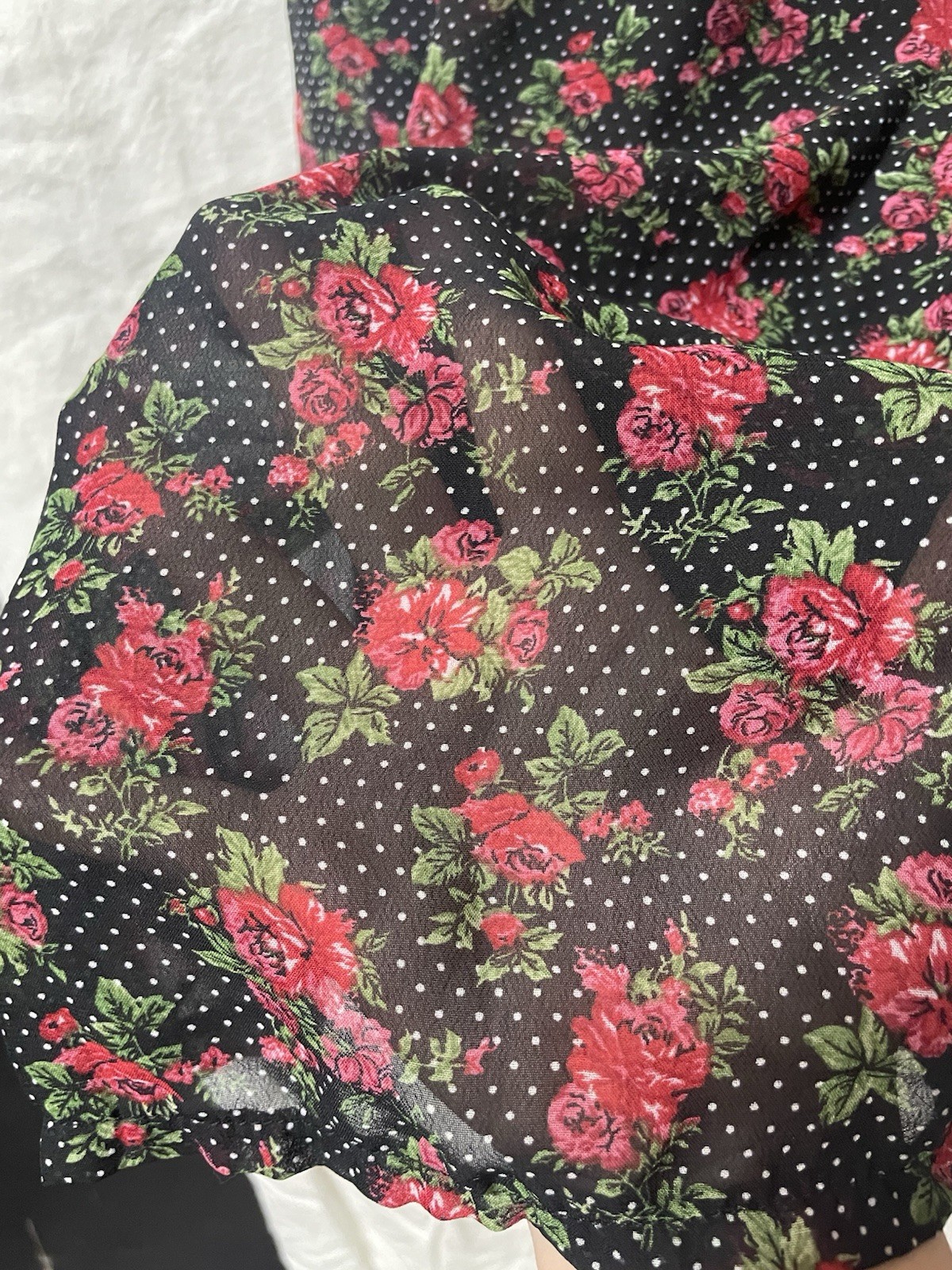 rue21 Women’s S Black Floral Chiffon Mini Dress Sleeveless Scoop Neck Ruffle
