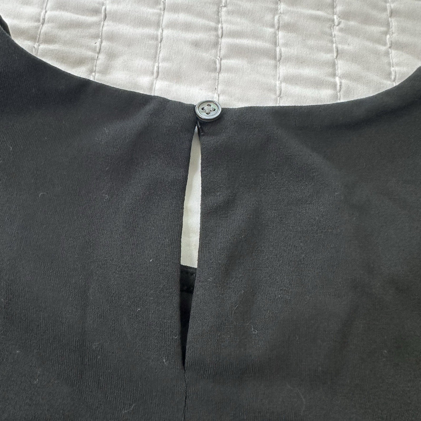 J. Jill Wearever Collection Black Soft V-Neck Short Sleeve Dress Size Tall L